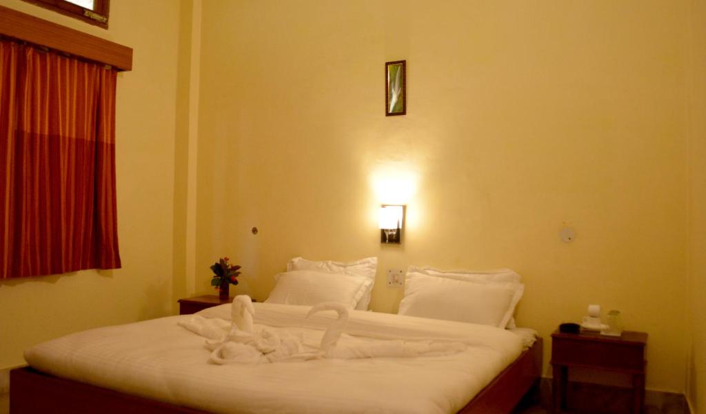 禅宗酒店客房内的一张或多张床位