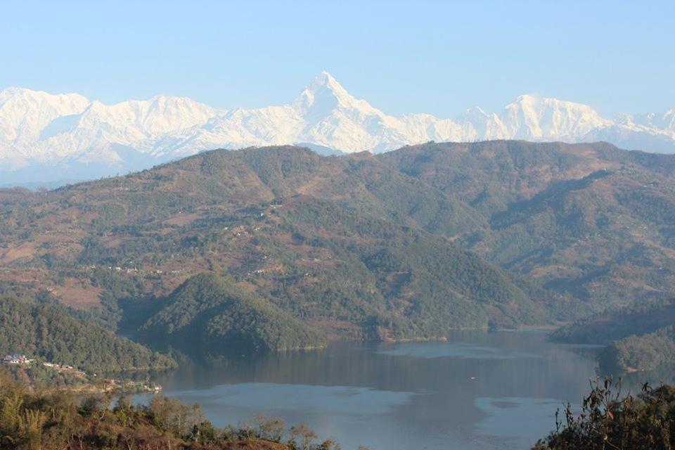 山景或在农家乐看到的山景