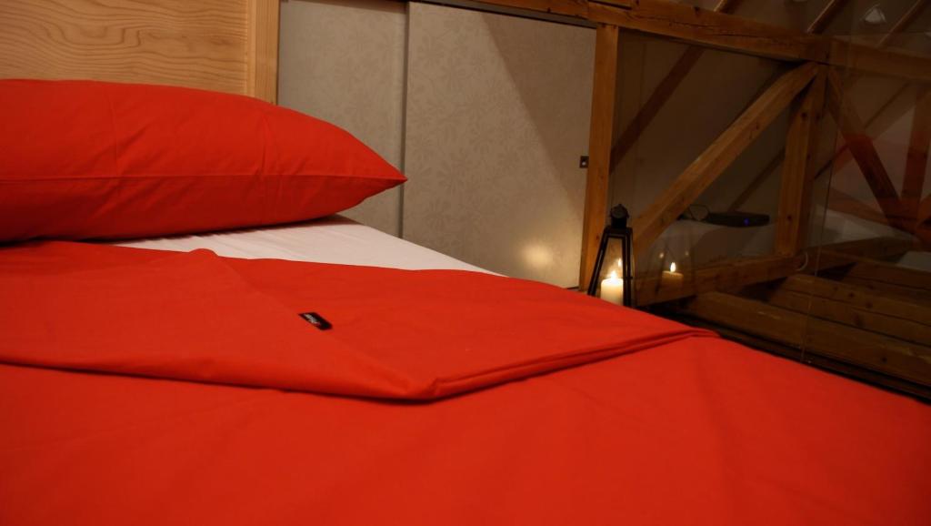 兹拉蒂博尔普里维亚度假屋客房内的一张或多张床位