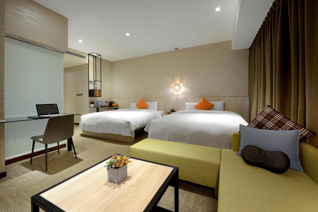 丰居旅店 - 北车馆客房内的一张或多张床位