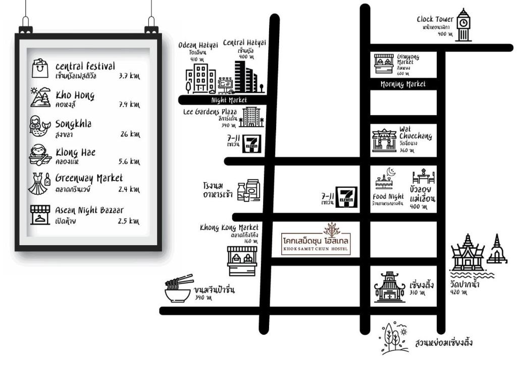 Khoksametchun Hostel平面图