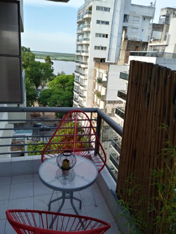 里奥阿里巴酒店的阳台或露台