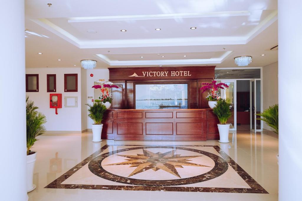 Tây NinhVictory Hotel Tây Ninh的胜利酒店大厅的景色