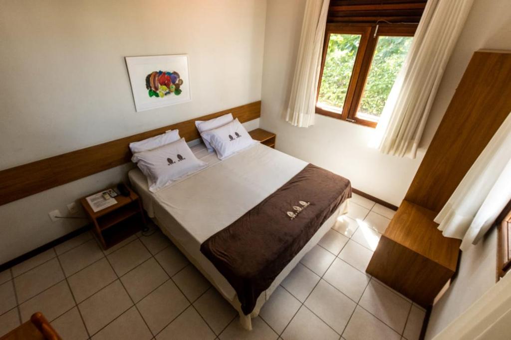 Hotel Pedra da Concha客房内的一张或多张床位