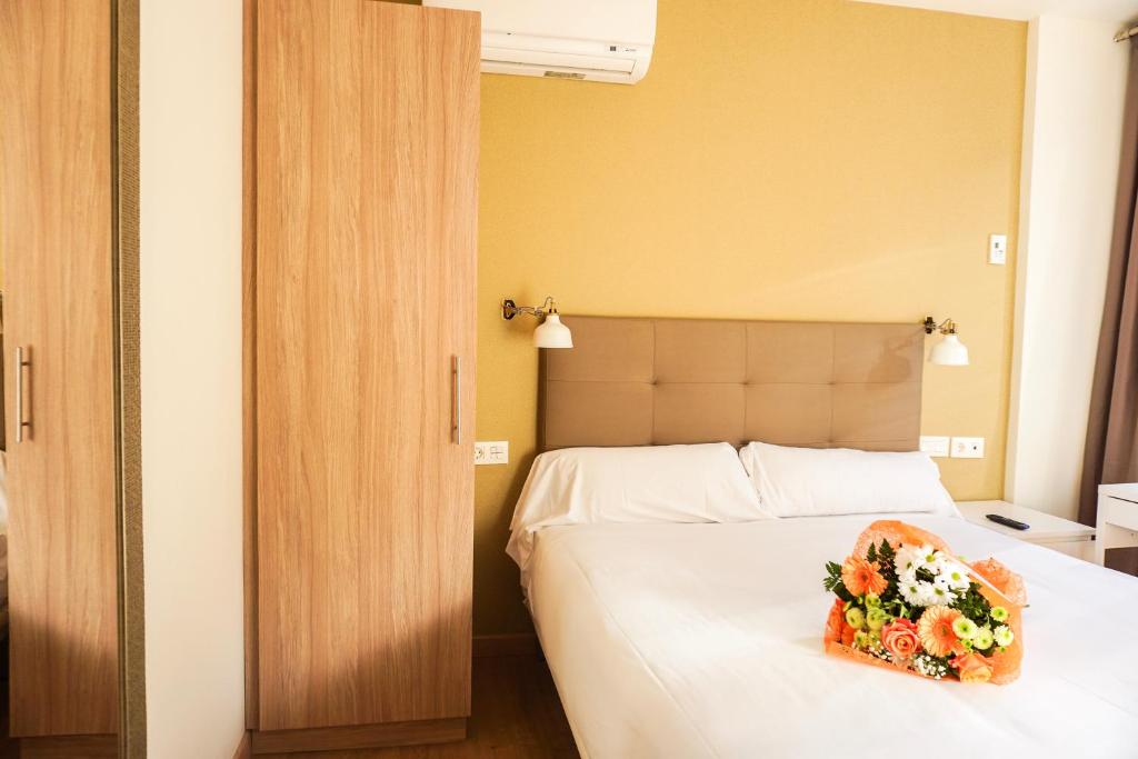 Hotel Lidar客房内的一张或多张床位