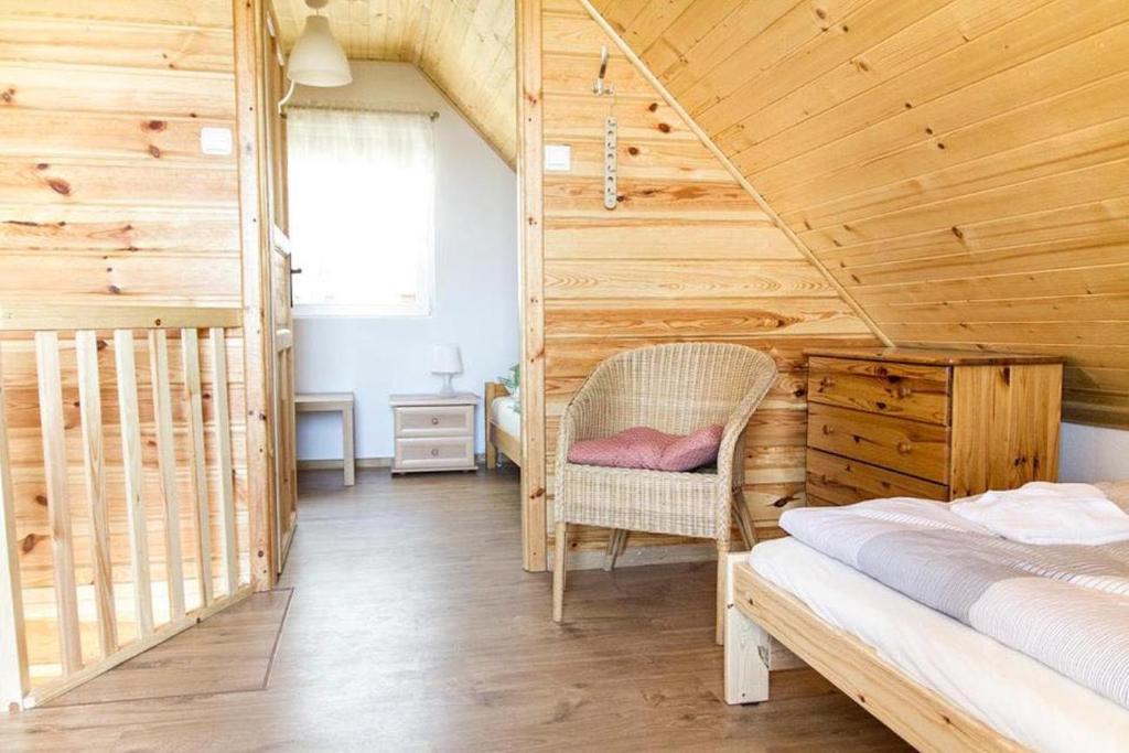 Domki Letniskowe Zbyszko客房内的一张或多张床位