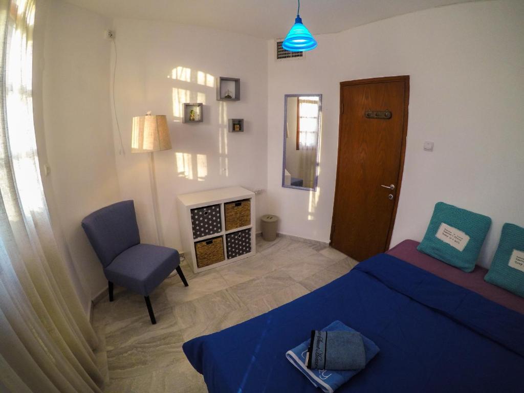 Exodus Hostel &amp; Dive Center客房内的一张或多张床位
