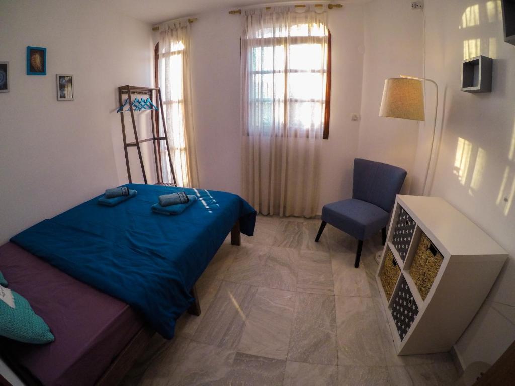 Exodus Hostel &amp; Dive Center客房内的一张或多张床位