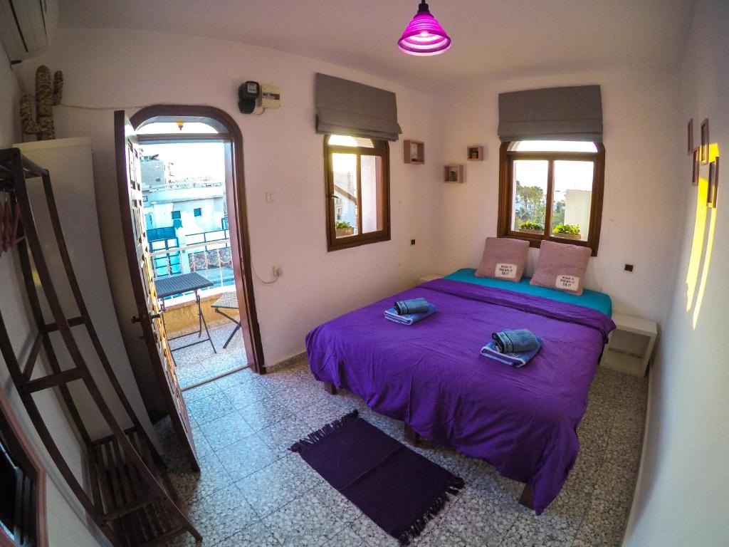 Exodus Hostel &amp; Dive Center客房内的一张或多张床位