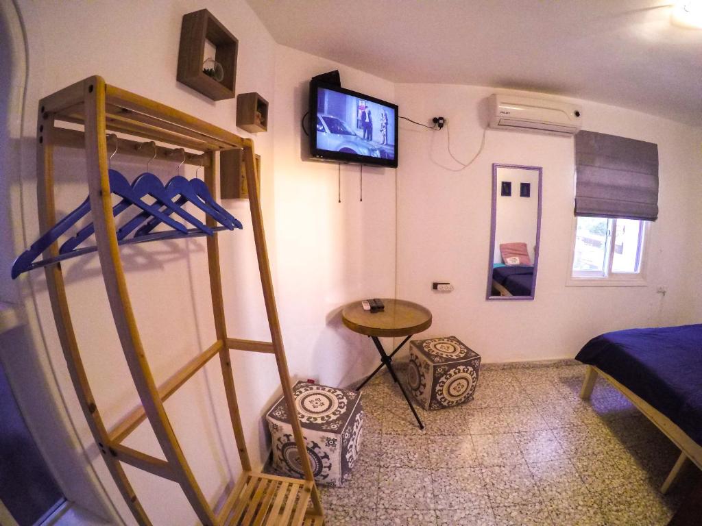 Exodus Hostel &amp; Dive Center客房内的一张或多张床位
