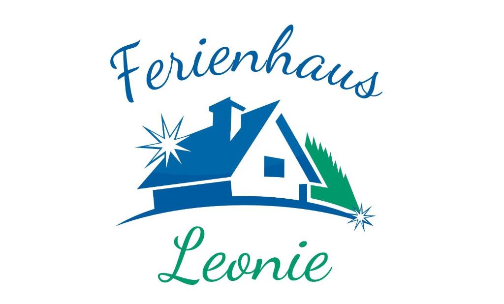 巴特Ferienhaus Leonie的带有房屋和女性主义的度假标志