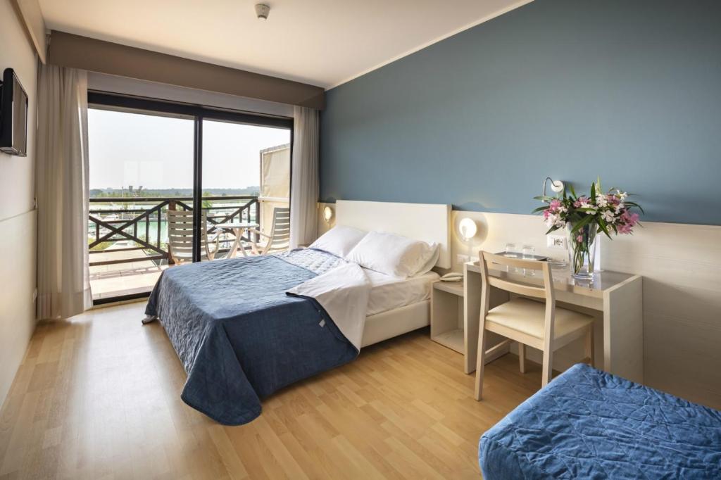 乌诺码头酒店客房内的一张或多张床位
