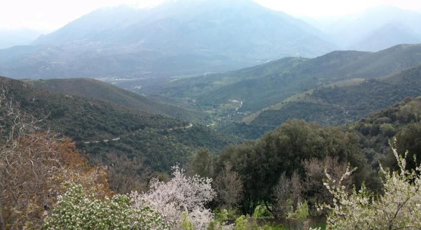 Santa-Lucia-di-MercurioA Stella, une cabane de berger pour une expérience insolite的享有山谷和树木的景色