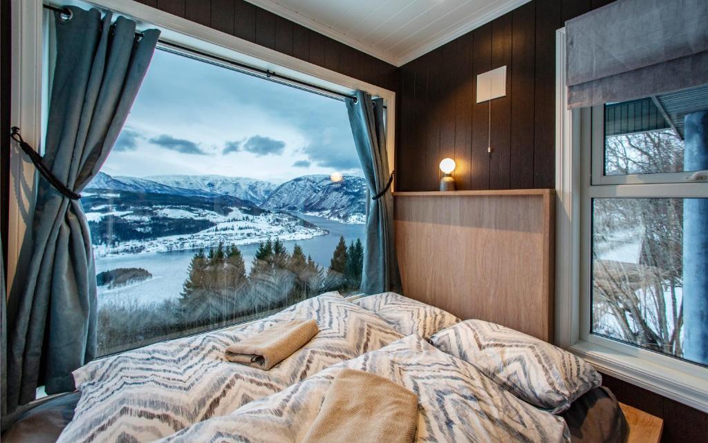 Hardanger Panorama Lodge客房内的一张或多张床位