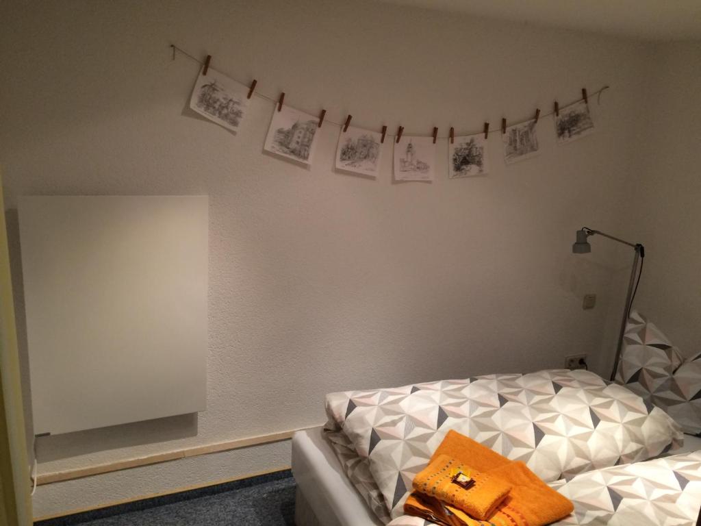 Ferienwohnung Czornebohblick客房内的一张或多张床位