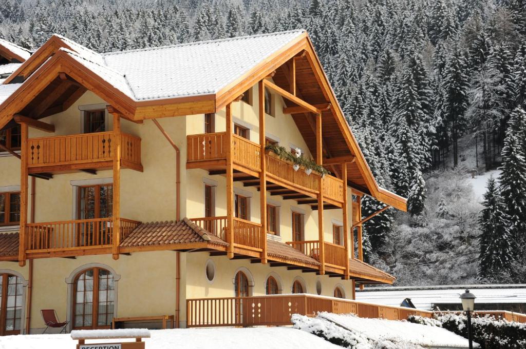 冬天的Holidays Dolomiti Apartment Resort