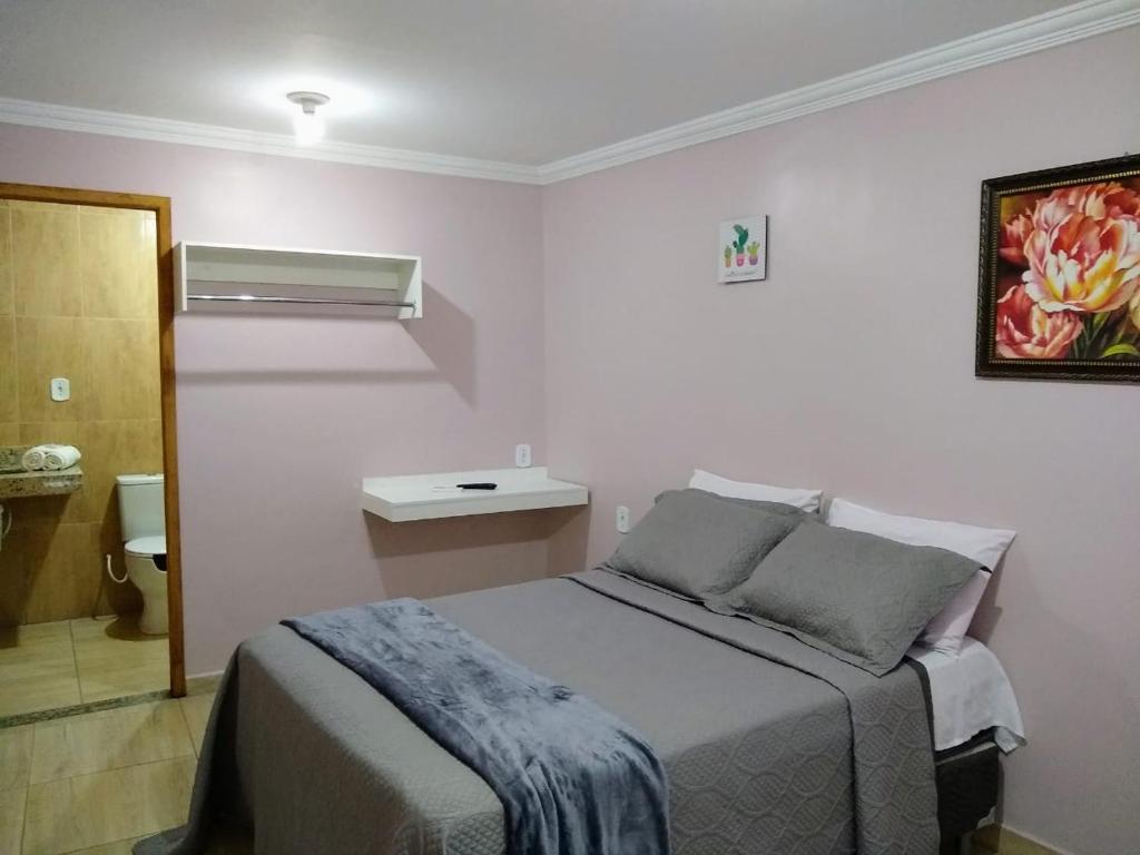 马雷西亚科斯塔阿苏尔旅馆客房内的一张或多张床位