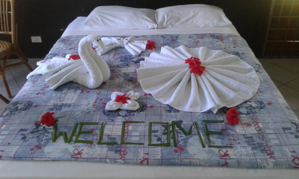 纳迪岛旅馆客房内的一张或多张床位