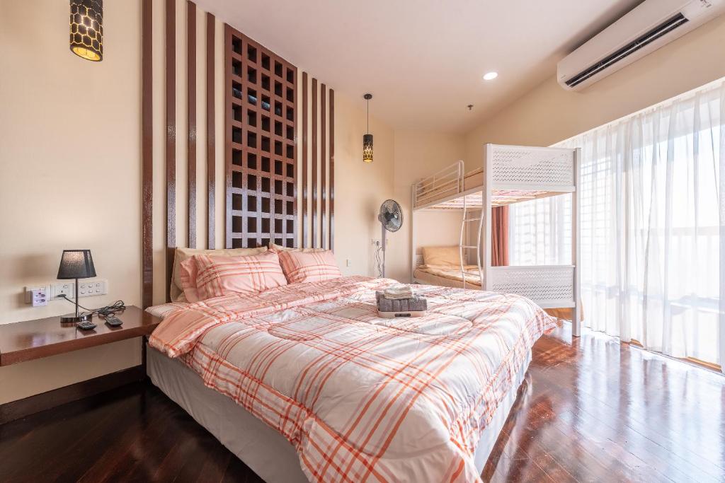 Resort Suites @ Sunway Pyramid & Sunway Lagoon客房内的一张或多张床位