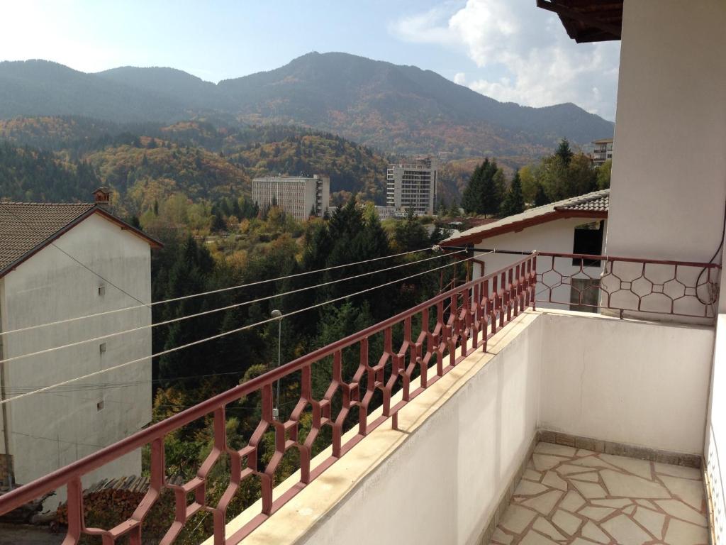 斯莫梁卡佳宾馆的山景阳台。