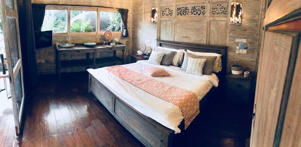Villa Bali Santai客房内的一张或多张床位