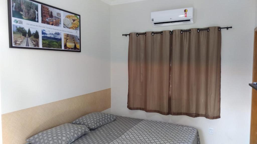 Recanto das Gerais客房内的一张或多张床位
