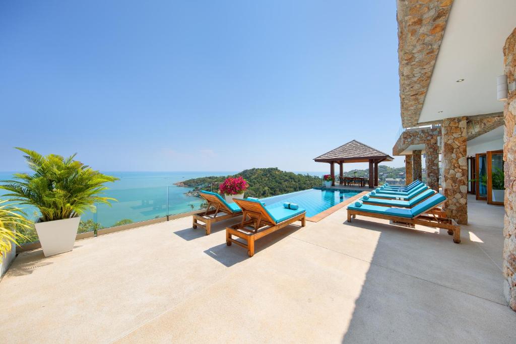 苏梅岛Villa Syama的别墅 - 带海景游泳池