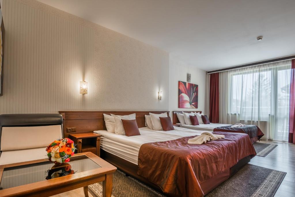Aris Hotel Sofia客房内的一张或多张床位