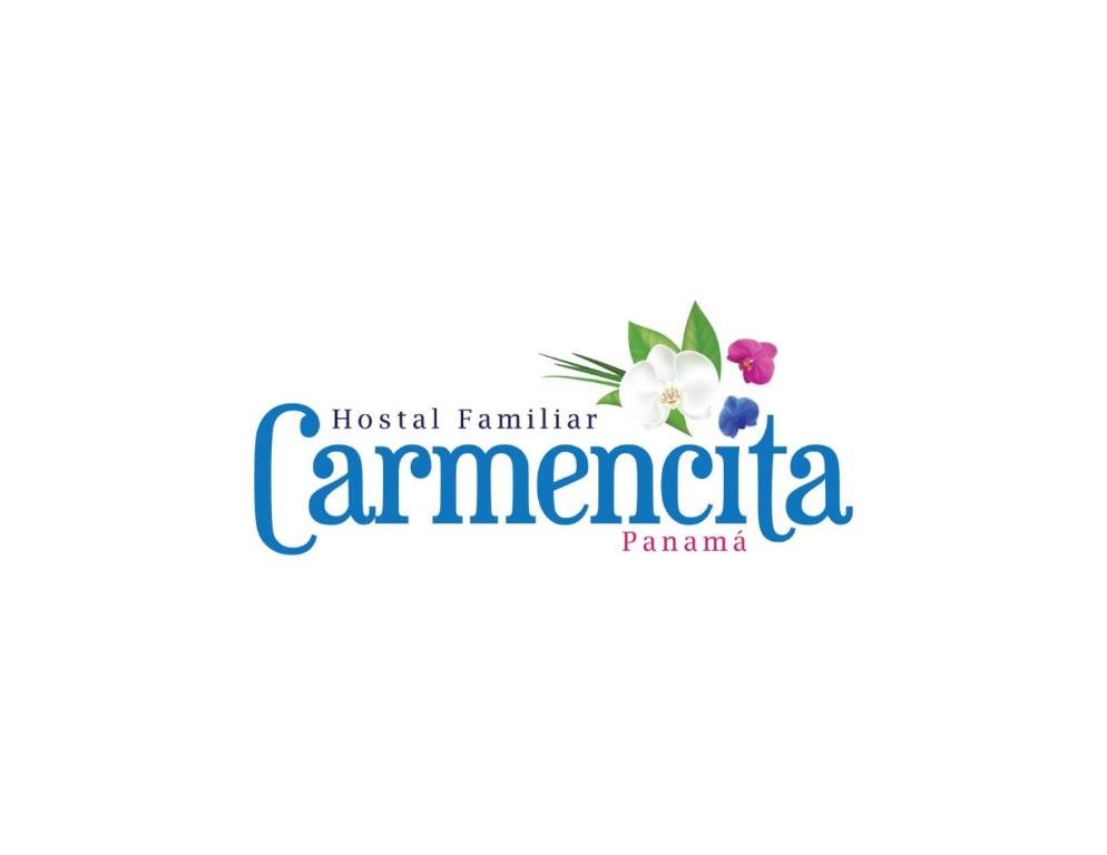 巴拿马城Hostal Familiar Carmencita的花卉花卉公司的标志