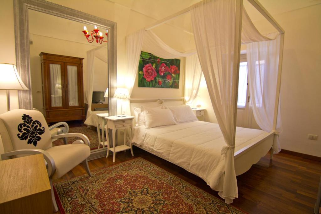 拉维亚德拉古德卡酒店客房内的一张或多张床位