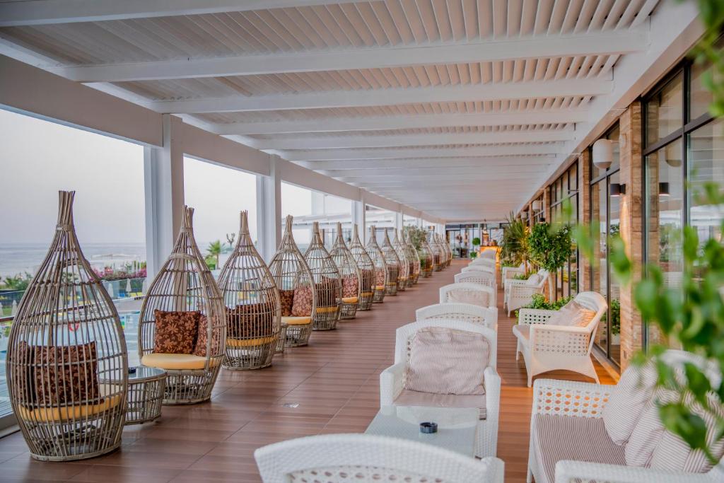 Mary Hotels Alanya的休息区