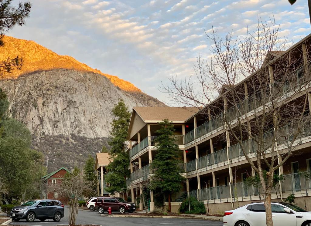 山景或在山林小屋看到的山景