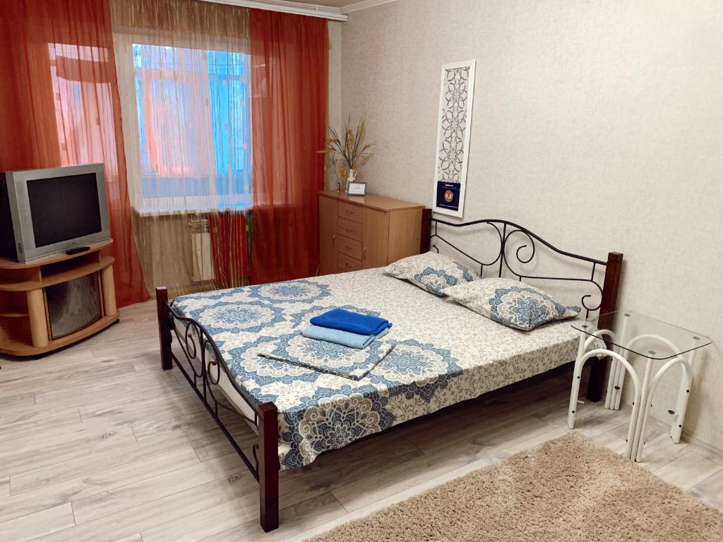 Apartment - 4А Zaporizka Street客房内的一张或多张床位