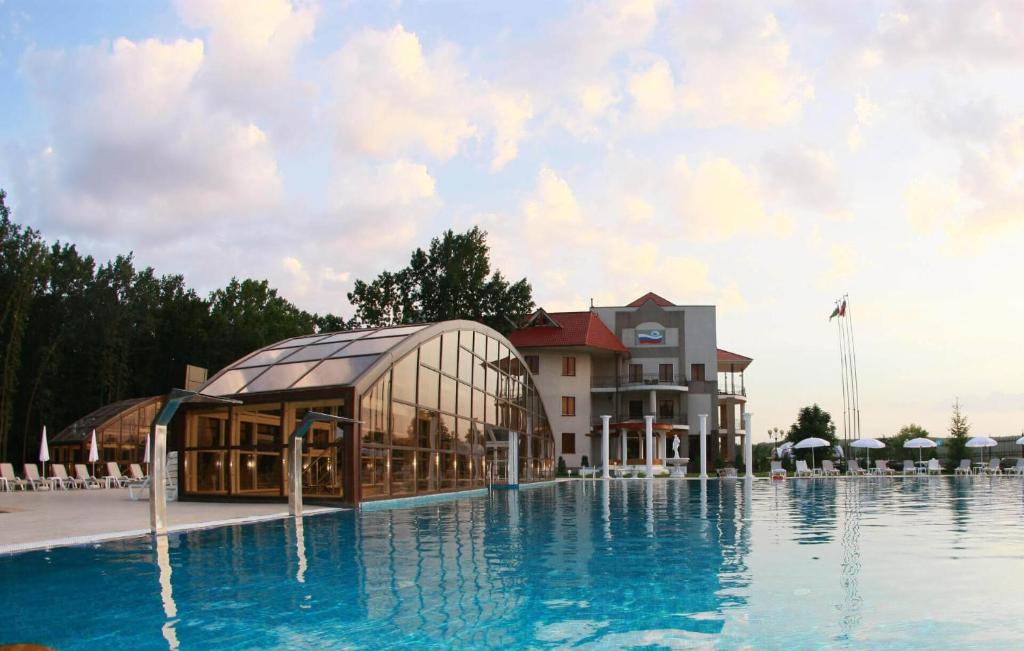 别尔哥罗德Belogorye Hotel的 ⁇ 染酒店,带游泳池