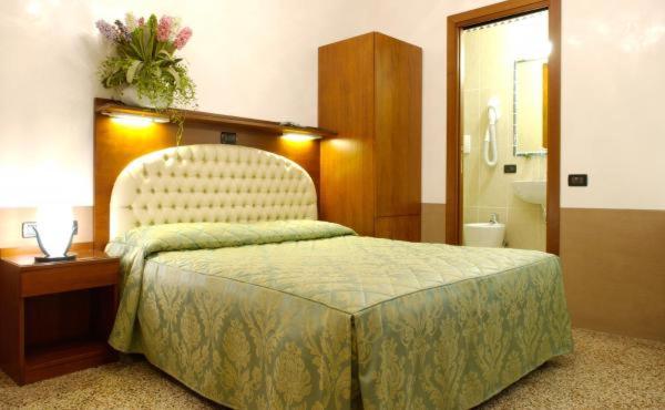 威尼斯特兰缇斯酒店的一间酒店客房 - 带一张床和一间浴室