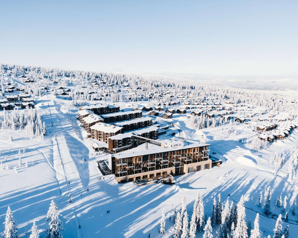 冬天的Skistar Lodge Trysil