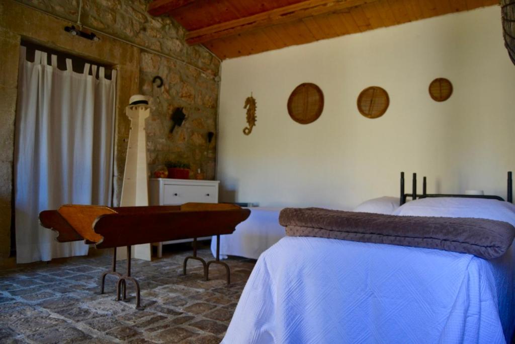 Oasi di Campagna客房内的一张或多张床位