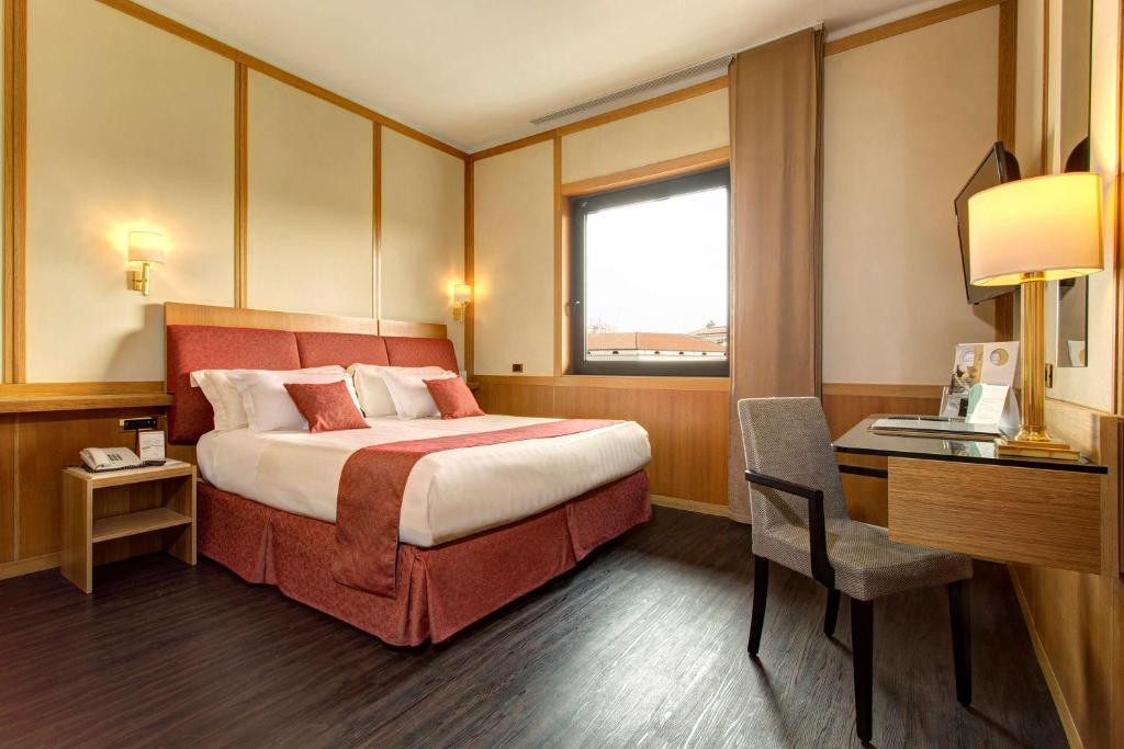 Best Western Hotel President - Colosseo客房内的一张或多张床位