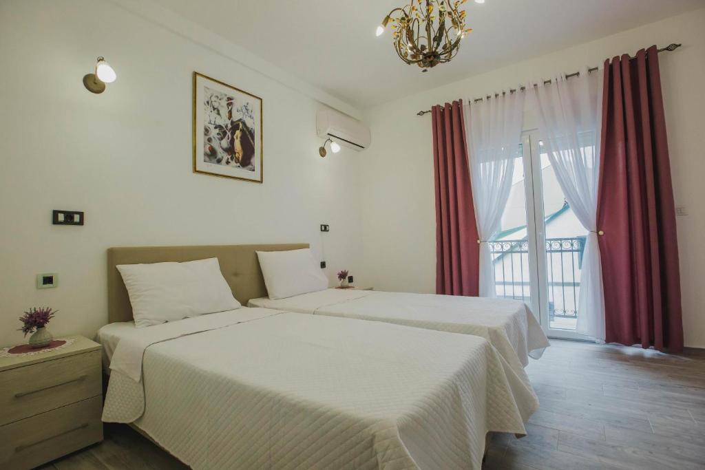 Hotel Dapčević客房内的一张或多张床位