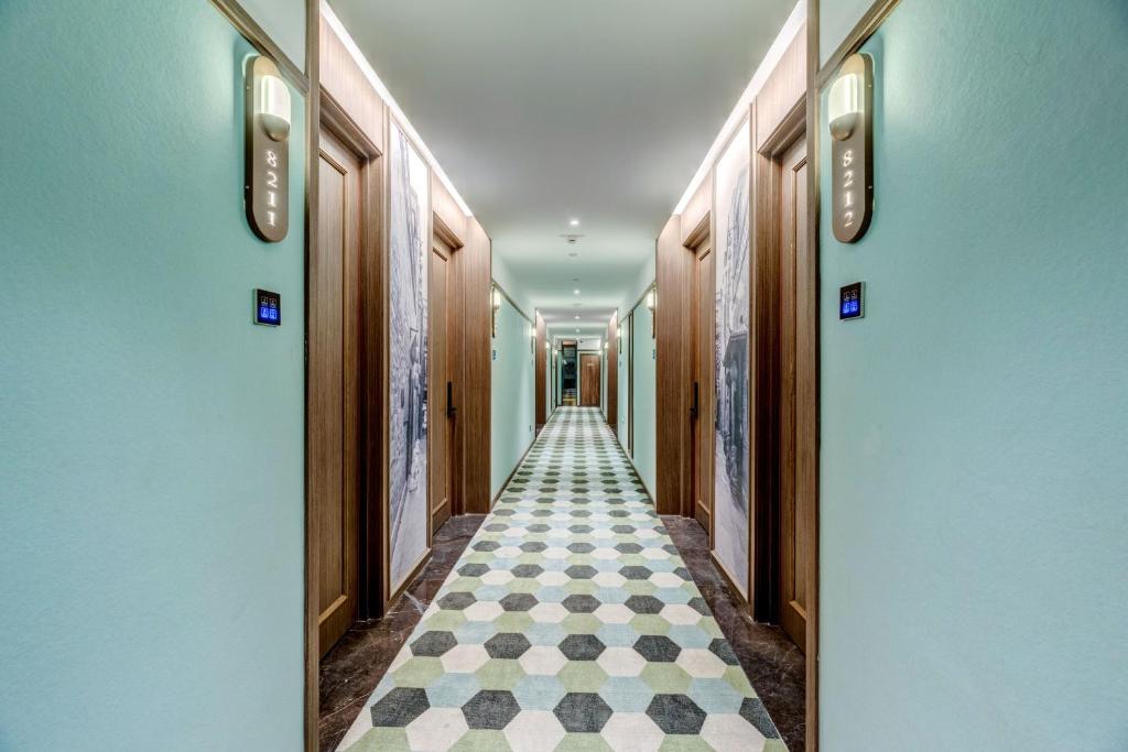 Happy Dragon City Culture Hotel-Tianjin Draum Tower &amp; Dayuecheng shopping mall平面图