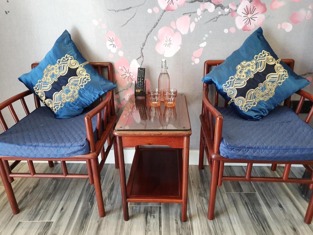 约克塔楼旅馆的休息区