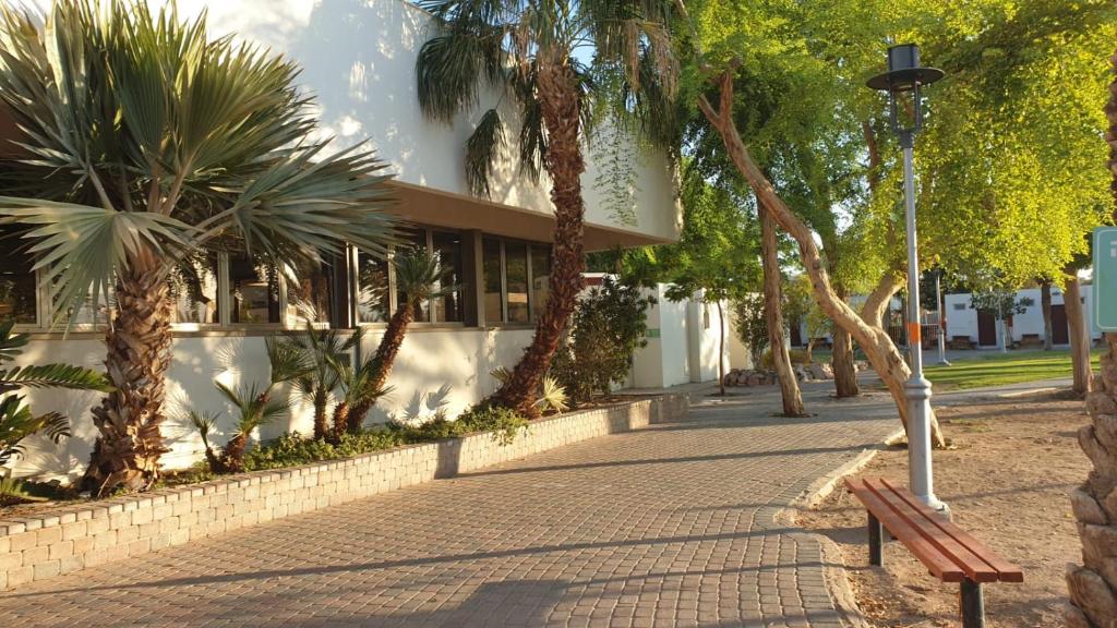 SPNI Eilat Field School外面的花园