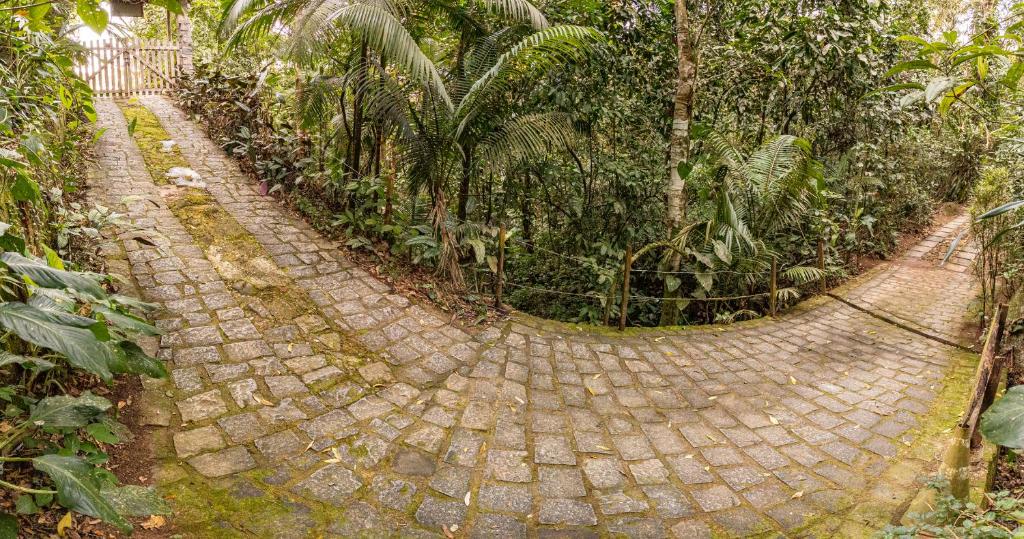 Oca Paraty Chalé Ecológico外面的花园