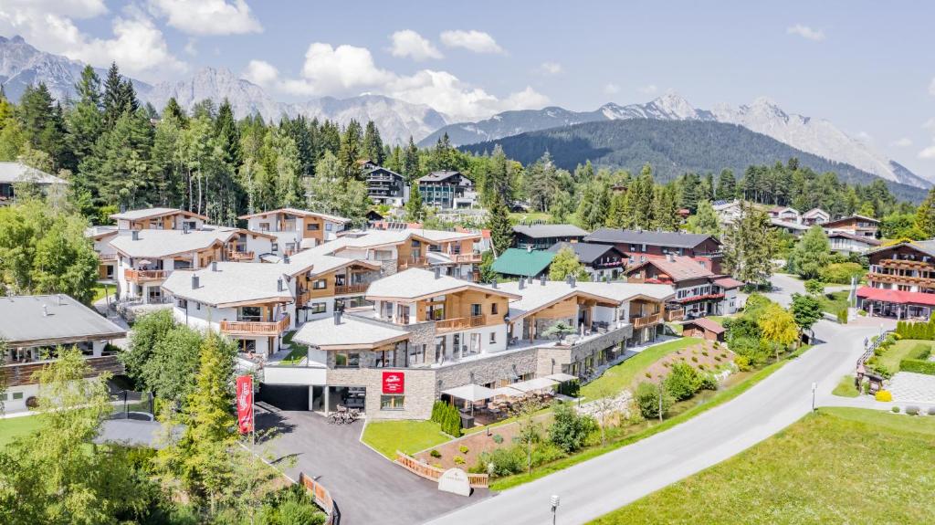 AlpenParks Chalet & Apartment Alpina Seefeld鸟瞰图