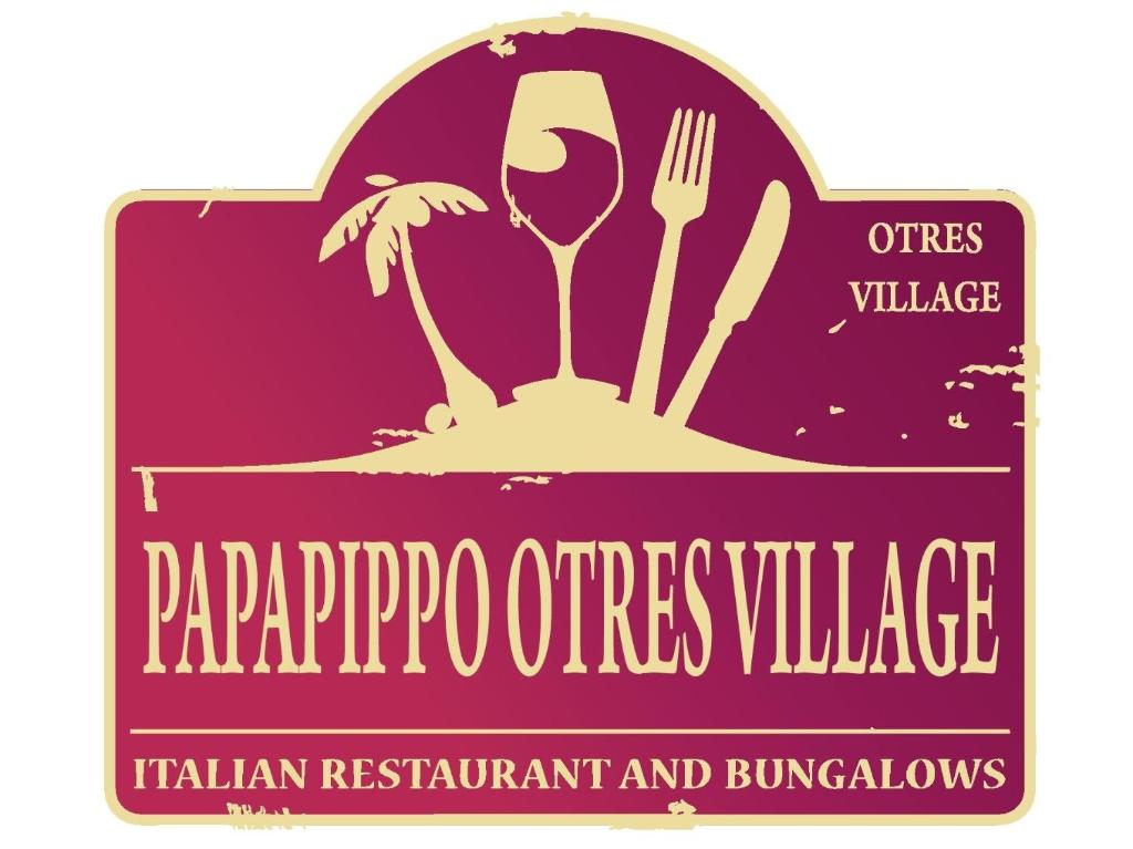 西哈努克Papa Pippo Otres Village的餐厅的招牌,酒