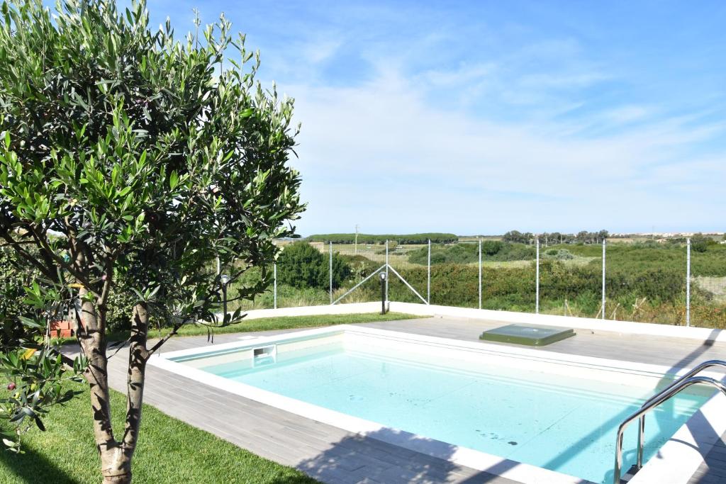 Move to Sardinia apartments内部或周边的泳池