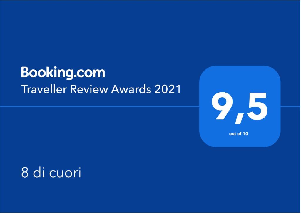 里米尼8 di cuori的手机的屏幕截图,带旅行评语奖