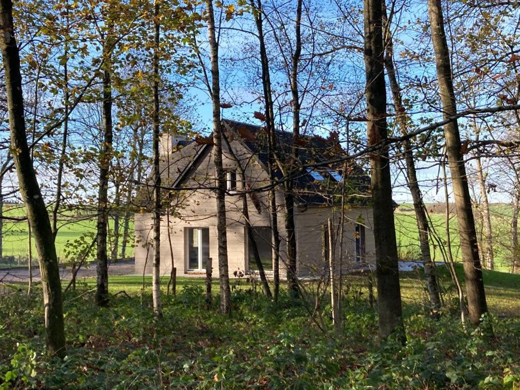 夫洛雷恩Au Bois de Rosée的树林中间的一座古房子