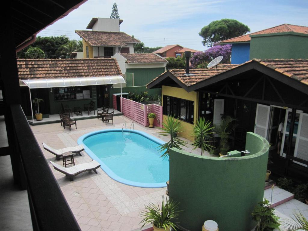 波萨达文托苏尔旅馆内部或周边泳池景观