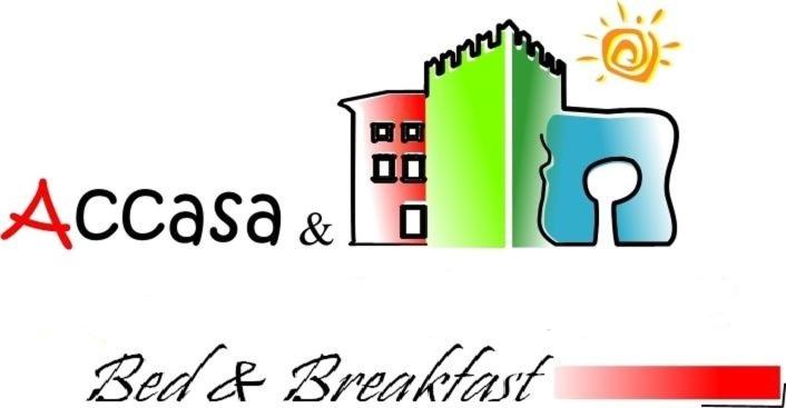 普拉托Affittacamere ACCASA的带有牙的住宿加早餐旅馆徽标